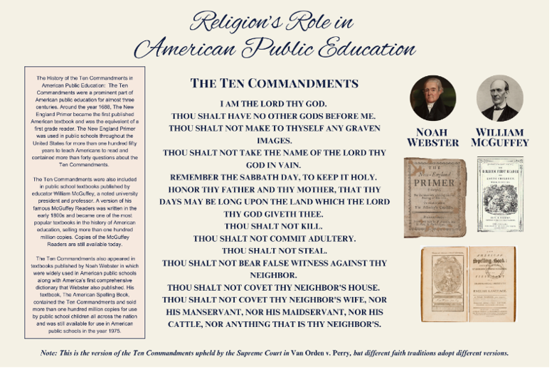 Religions Role in American Public Education