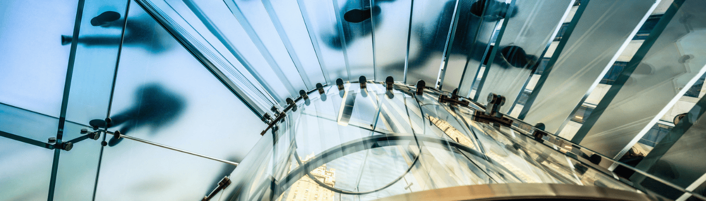 Absract Glass Staircase