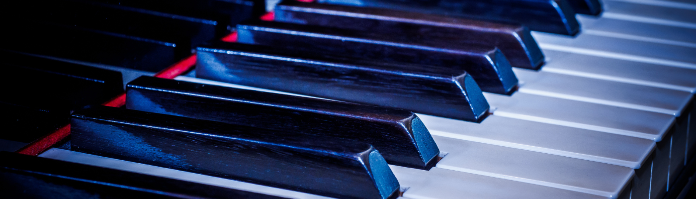 Grand piano detail