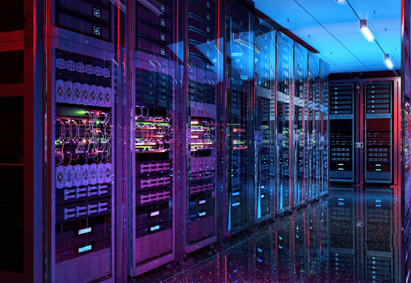 Data center server racks