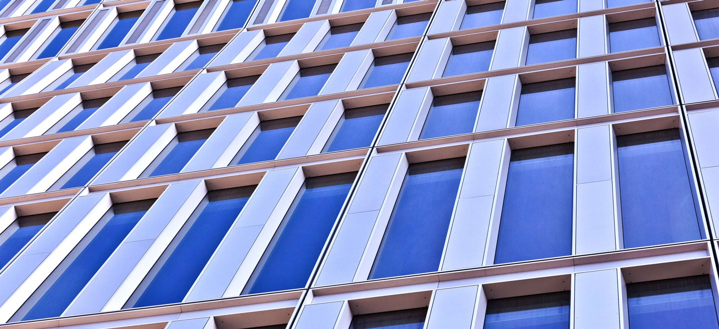 Abstract modern office building