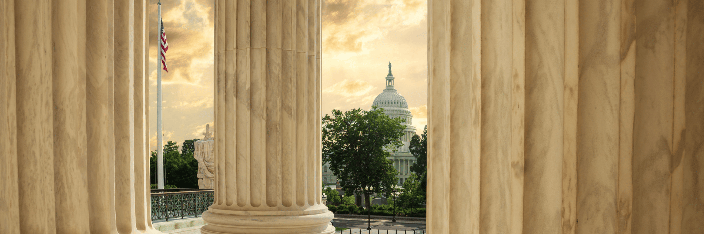 Abstract image of White House